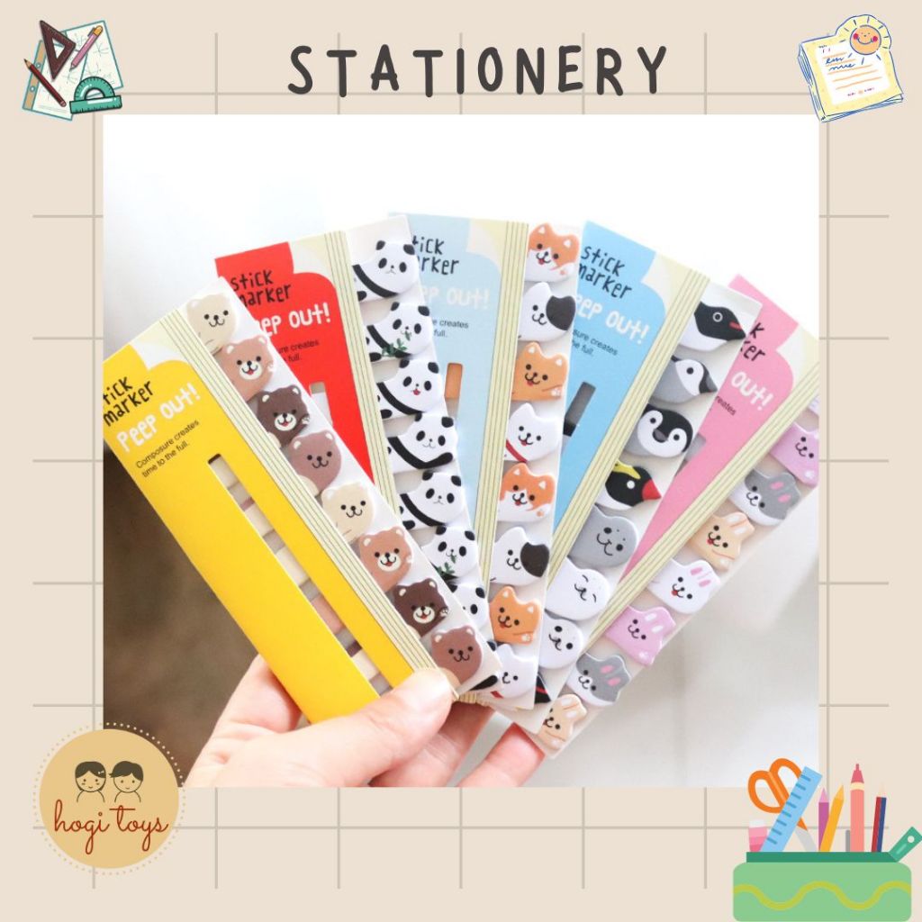 

Sticky Notes Memo Catatan Tempel Kertas Mini Motif Karakter Binatang Lucu Murah