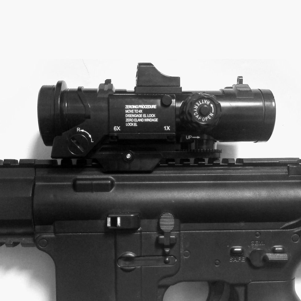 KODE U24E Telescope KODE 6 dummy Scope bisa ZEROING  ZOOM dcobra WGG