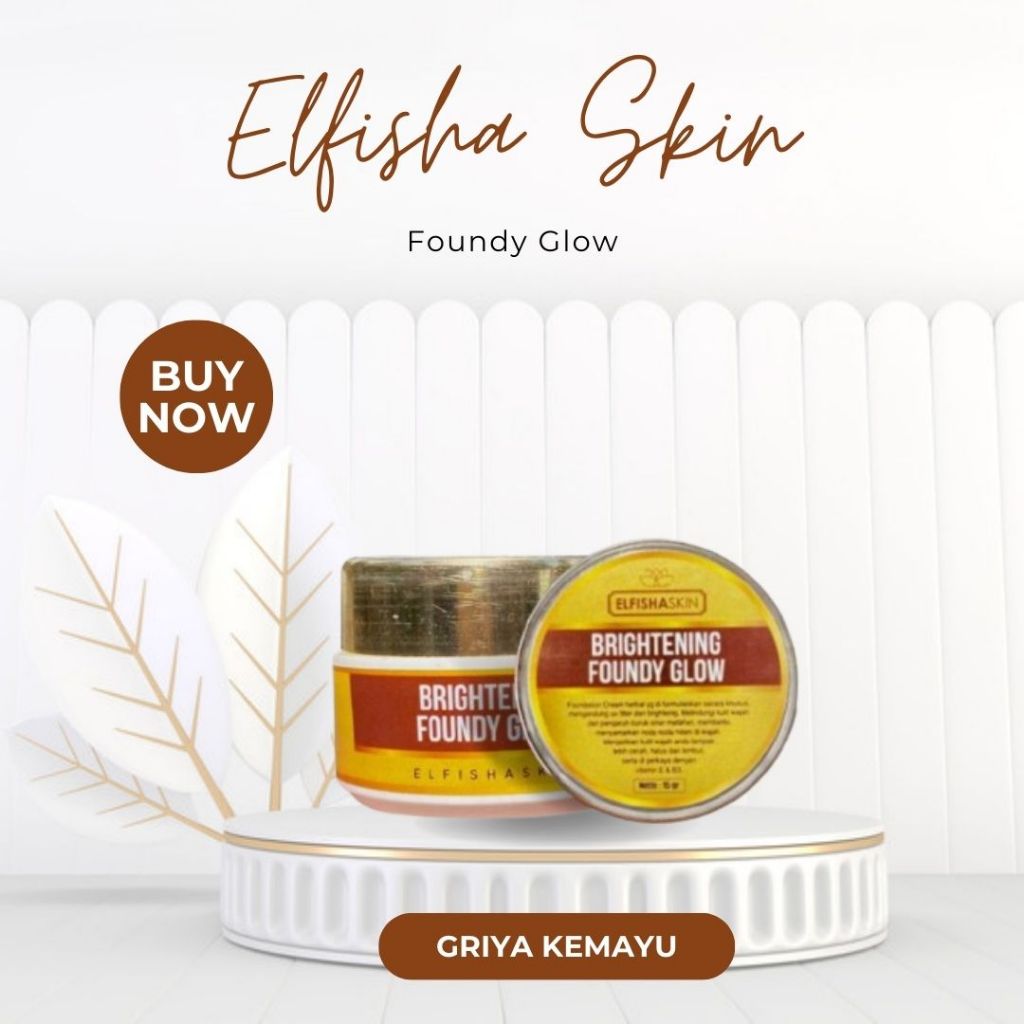 Foundy Glow By Ginsara Brightening Day Cream Yellow