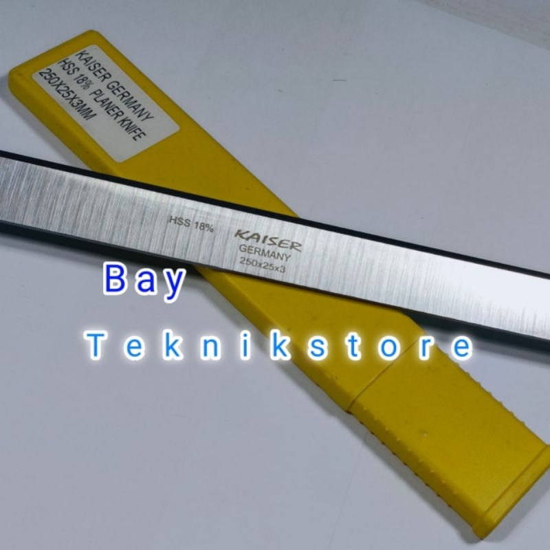 pisau planer HSS kaiser 200 x 18 x3 mm mata serut kayu hss germany