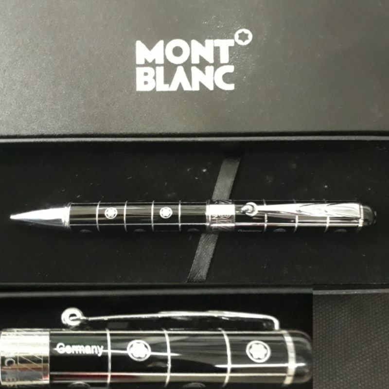 

Bollpoint Mewah Pulpen Keren MONBLNC Germany Twist Action Gratis Box Exlusive