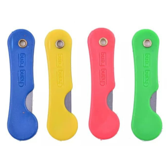 

(Rcg/12Pcs) HANGFENG - Silet Renteng / Cutter Lipat Mini Pemes