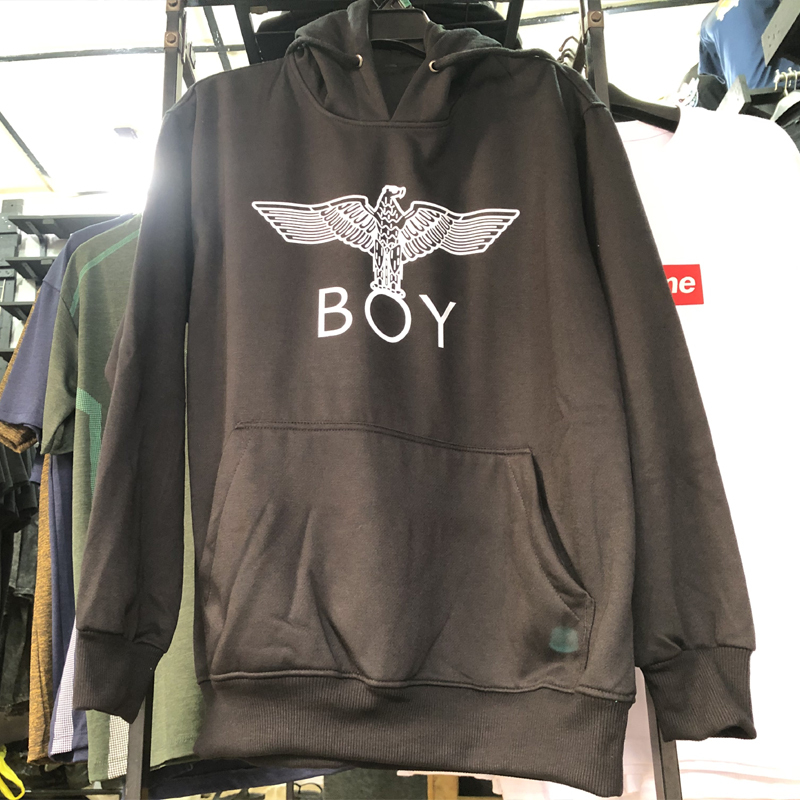 Jumper Hoodie Boy London Hoodie Pullover Bahan Cotton Fleece [Bisa COD]