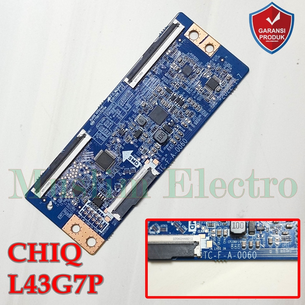 Tcon LED TV CHIQ L43G7P 43G7P PRO TC-F-A-0060