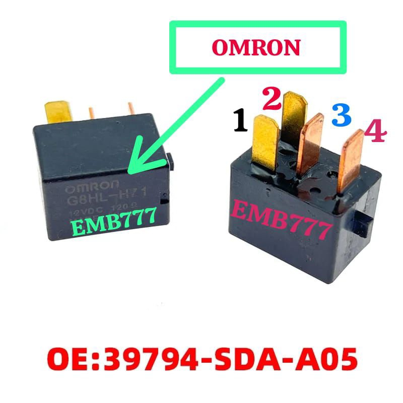 RELAY OMRON AC A / C HONDA JAZZ CRV ACCORD CIVIC ODYSSEY FRV