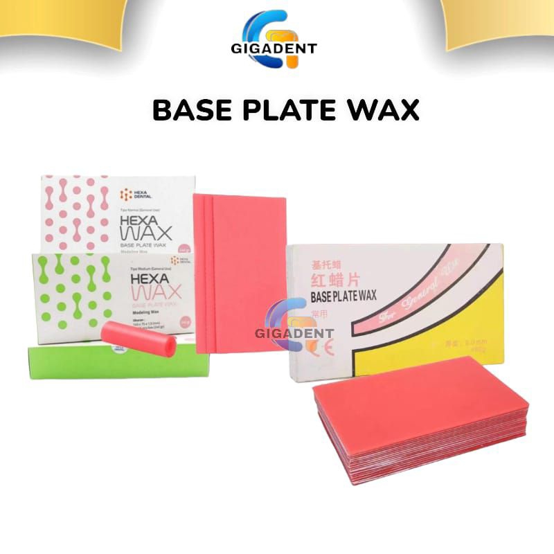 DENTAL WAX BASE PLATE HEXA WAX / DENTAL MALAM LILIN