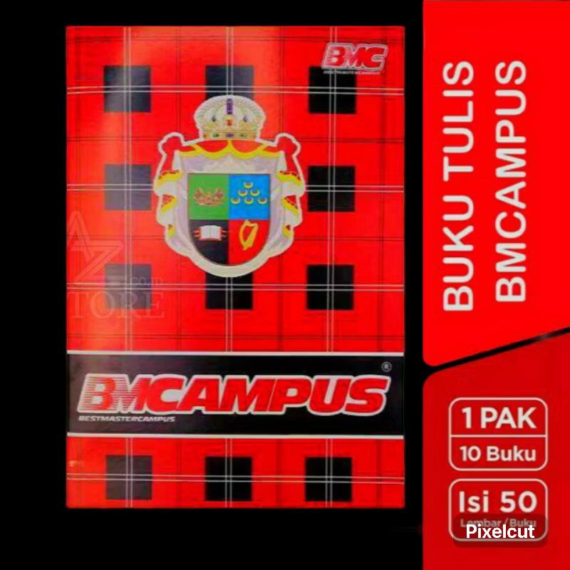 

BUKU TULIS (BMC) ISI 50L /10PCS UKURAN BOXY PANJANG