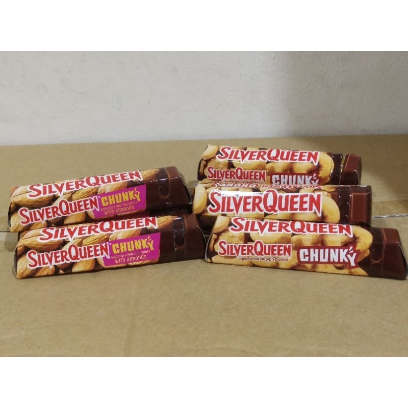 

Coklat SilverQueen Bar Chunky Almond/Cashew 30gr (satuan)