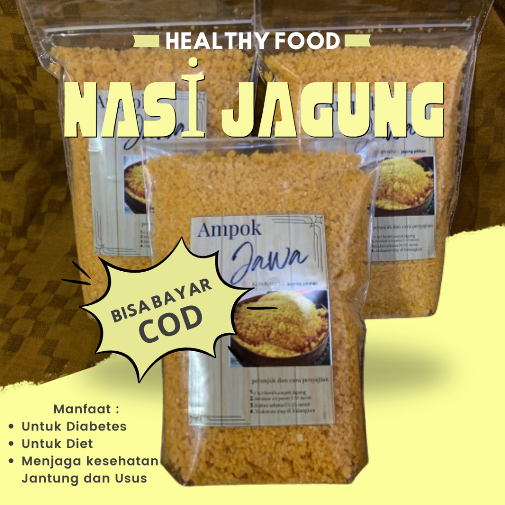 

Beras Jagung Nasi Jagung Instan Sego Jagung