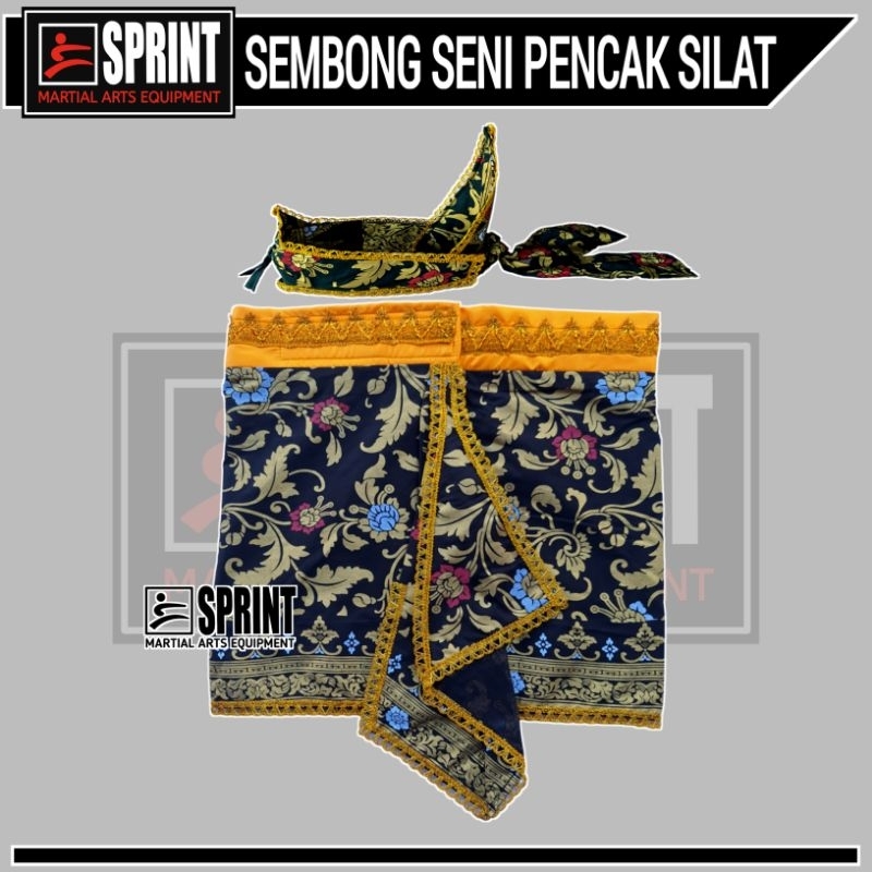 Sembong Silat IPSI - Dodot Seni Aksesoris Pencak Silat - Sembong Silat Batik Prada TGR