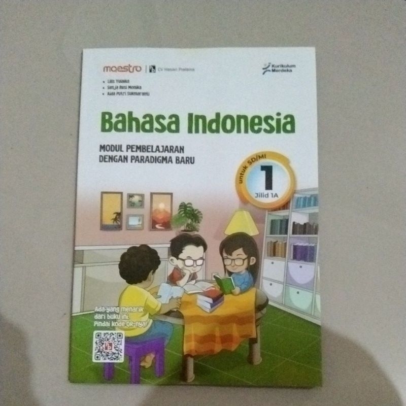 LKS Maestro Bahasa Indonesia SD Kelas 1A Kurikulum Merdeka