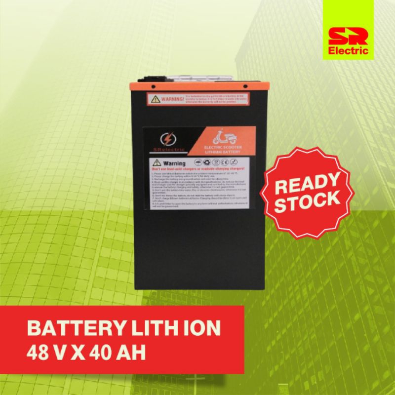 BATTERY LITH ION 48 V X 40 AH/ Perlengkapan Sepeda dan Motor Listrik/ Komponen Sepeda dan Motor Elek