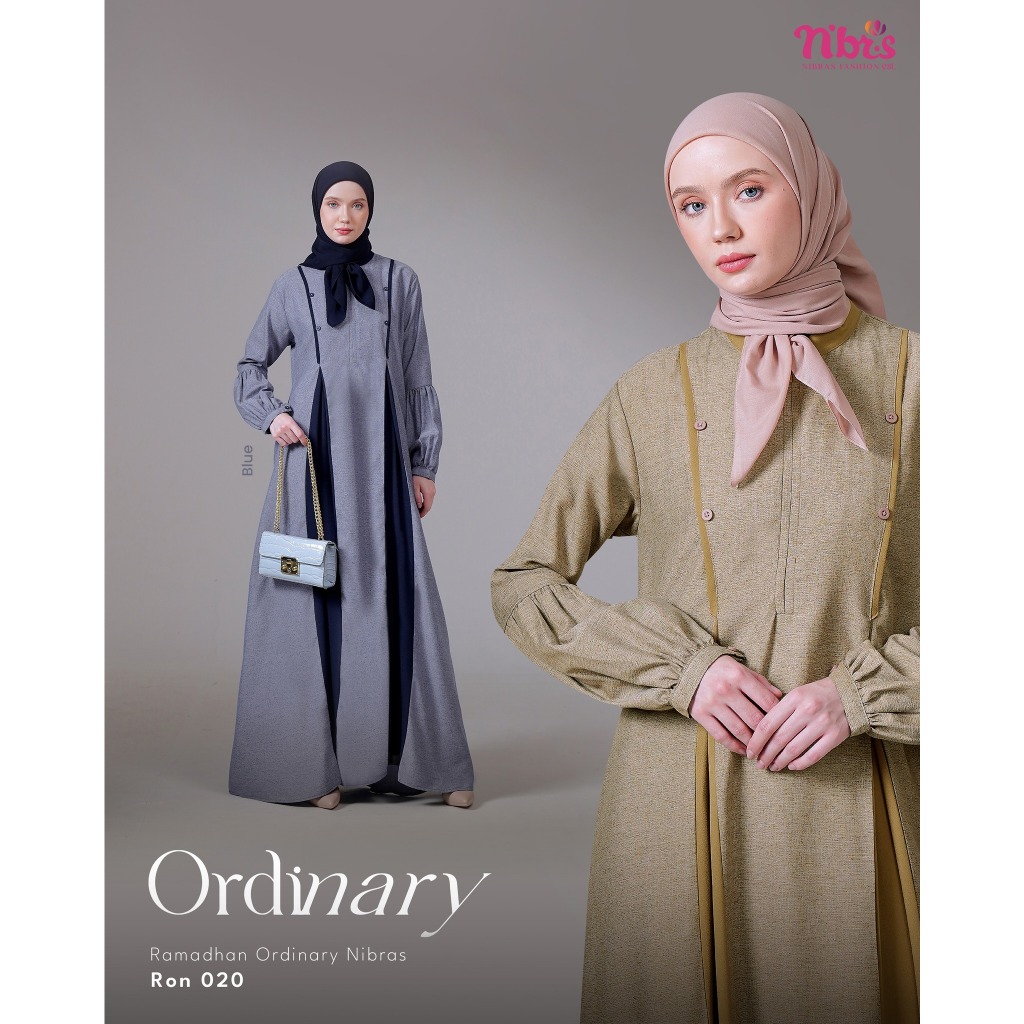 GAMIS NIBRAS RON 020 BUSANA MUSLIM WANITA