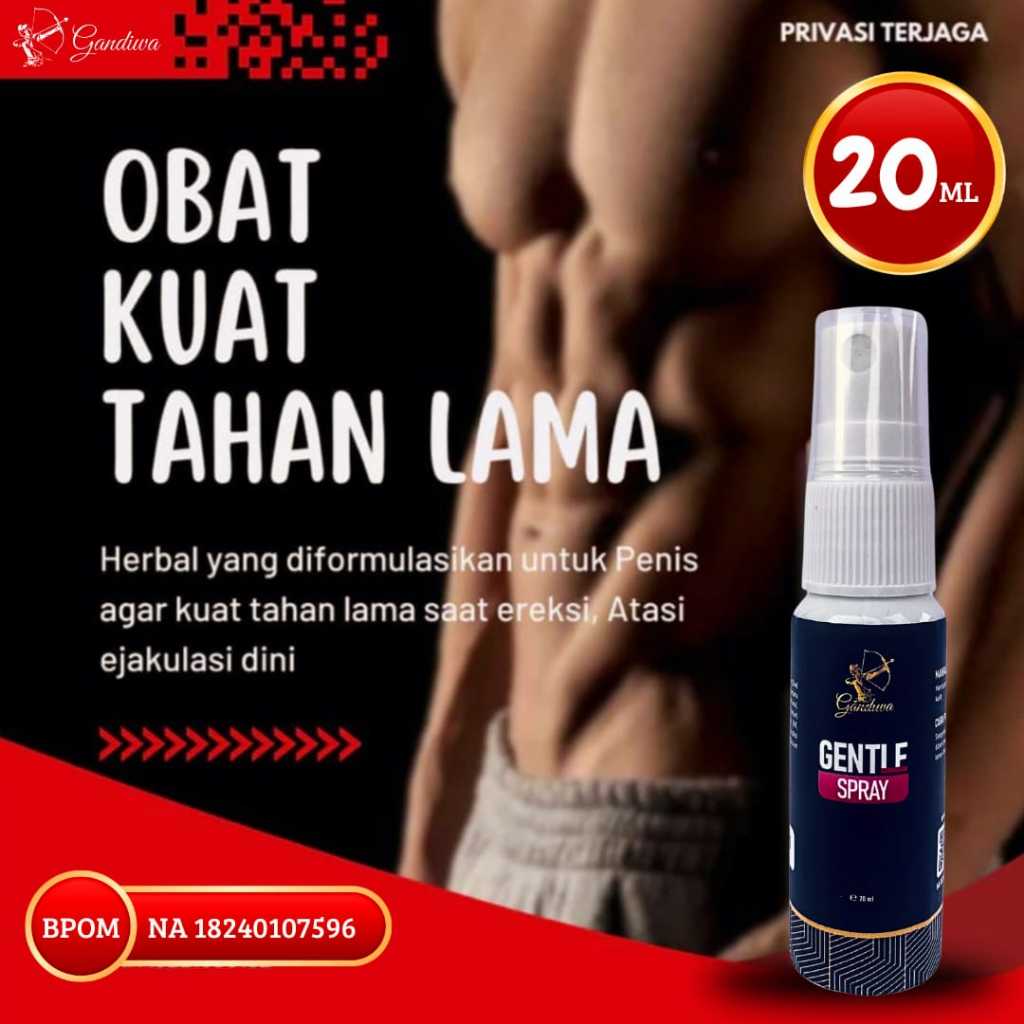 Gandiwa Spray Asli Original Obat Kuat Pria Spray Obat Kuat Spray Tahan Lama