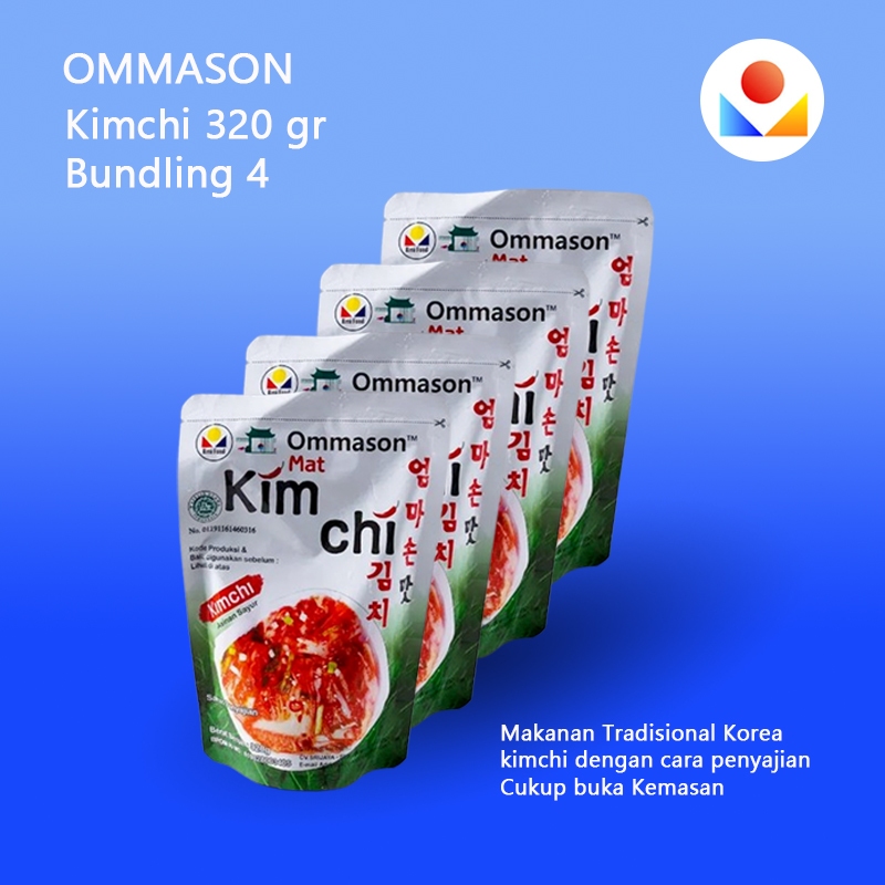 

Ommason Kimchi 320gr (4pcs) Makanan Korea