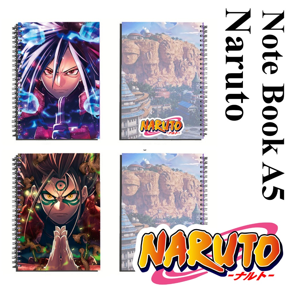 

note book / buku catatan / anime naruto full colour murah meriah limited
