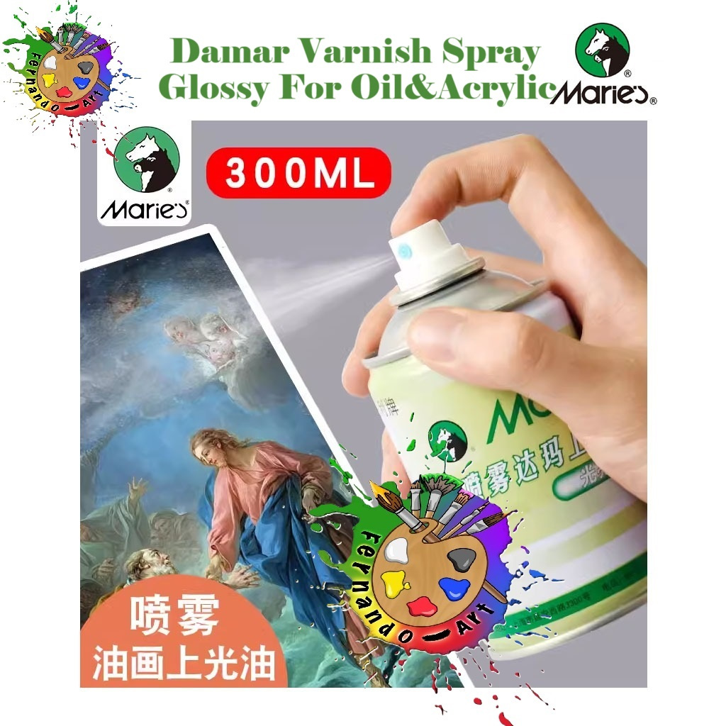 

MARIES DAMAR SPRAY VARNISH GLOSSY TYPE C33300 / 300ML