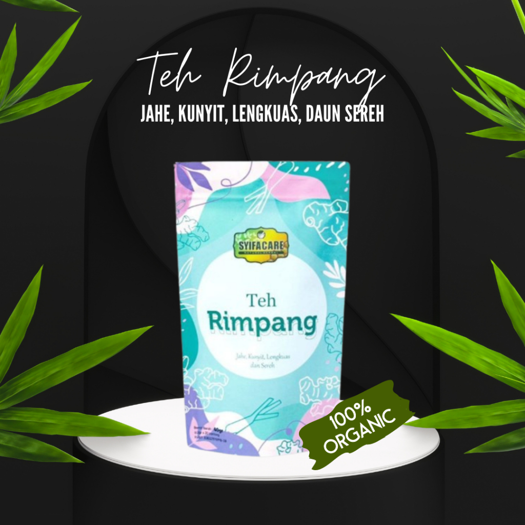 

Teh Rimpang BPOM JSR Syifacare | Teh Celup Rempah | 100% Bahan Alami | Teh Herbal