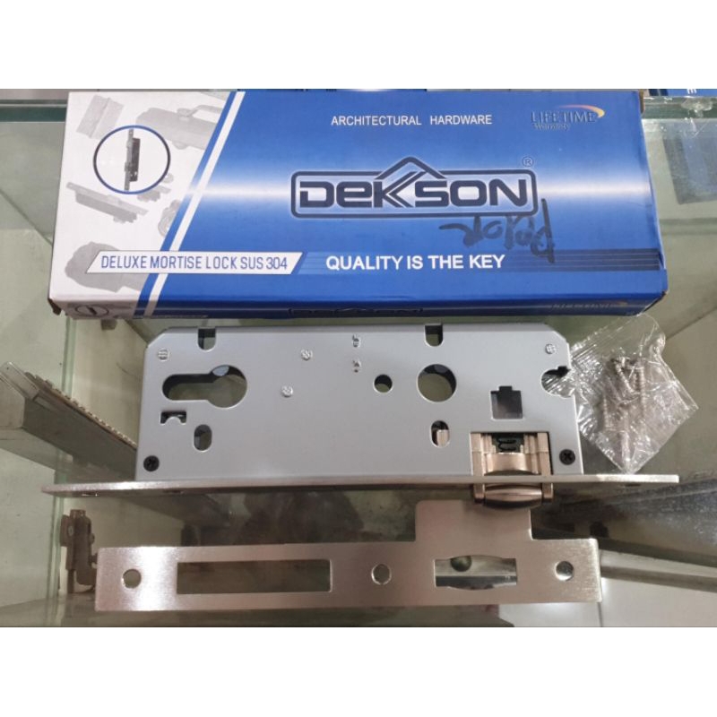 Dekson Deluxe mortise lock sus 304 8485/8585 Body Kunci Pintu SSS