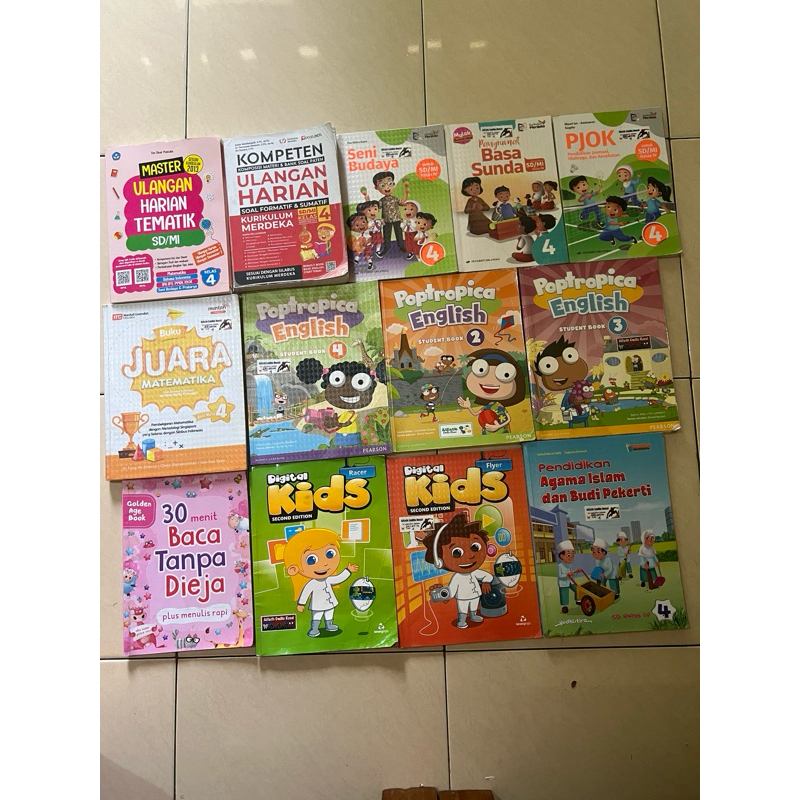 

POPTROPICA English 2 3 4 dan Digital Kids 3 4 Buku Juara Matematika
