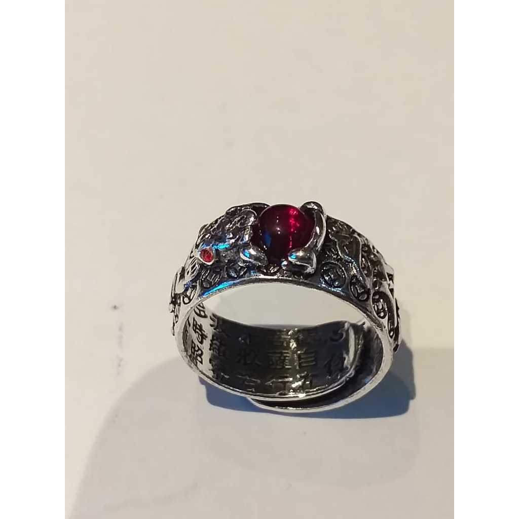 Cincin Mantra Budha Batu Merah