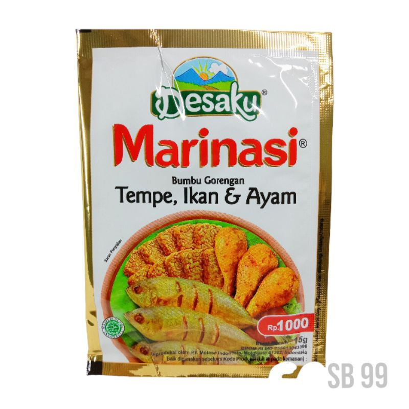 

Desaku Marinasi tempe, Ikan & Ayam