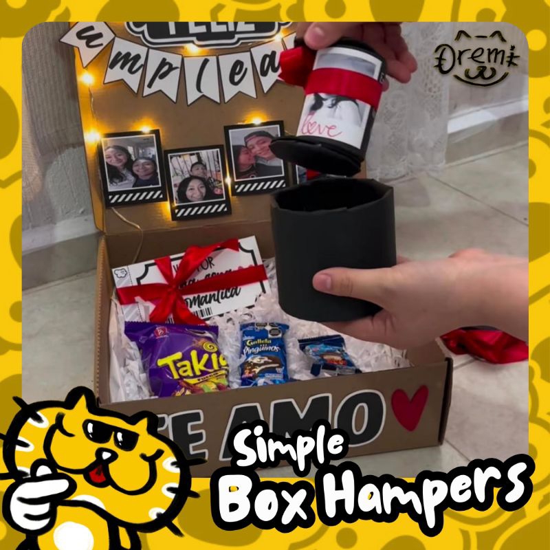 

hampers | hampers snack | custom gift | hadiah anniversary | gift box | explosion box | cetak foto | roll photo | photo cetak | hampers snack | lampu tumbler| hadiah besar