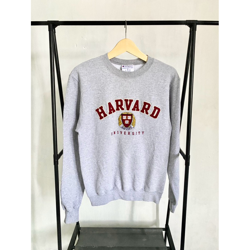 Crewneck Champion x Harvard Grey