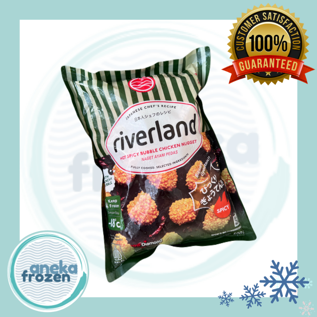 

Riverland Hot Spicy Bubble Chicken Nugget 500 Gr aneka frozen malang