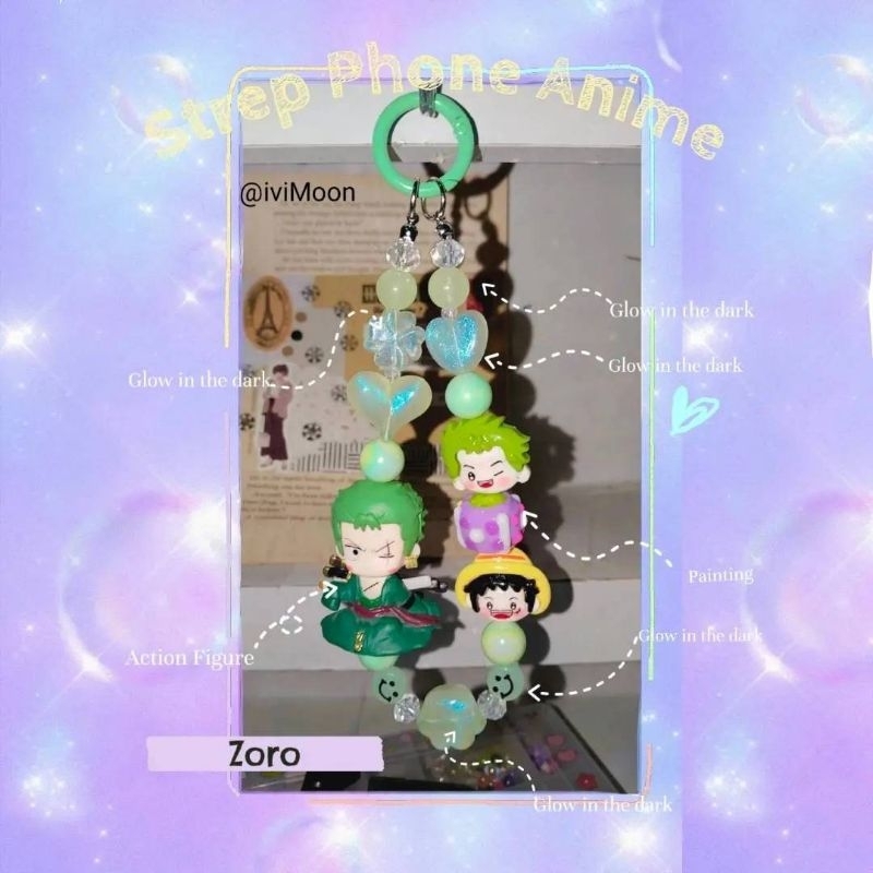 Strap Phone Karakter Anime Lucu Random