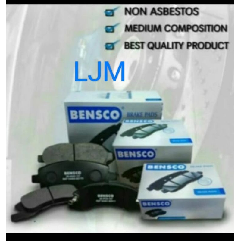 KAMPAS REM DEPAN AVANZA VELOZ 2012-ON KIRI KANAN BENSCO HRGA 1SET