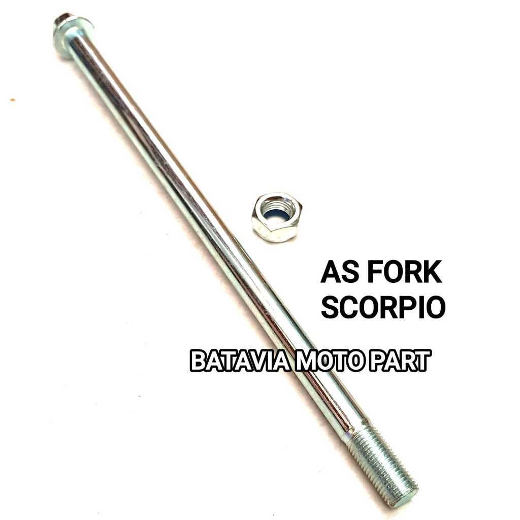 AS SWING ARM FORK TENGAH YAMAHA SCORPIO LAMA PIVOT AXLE SHAFT SCORPIO Z ENR