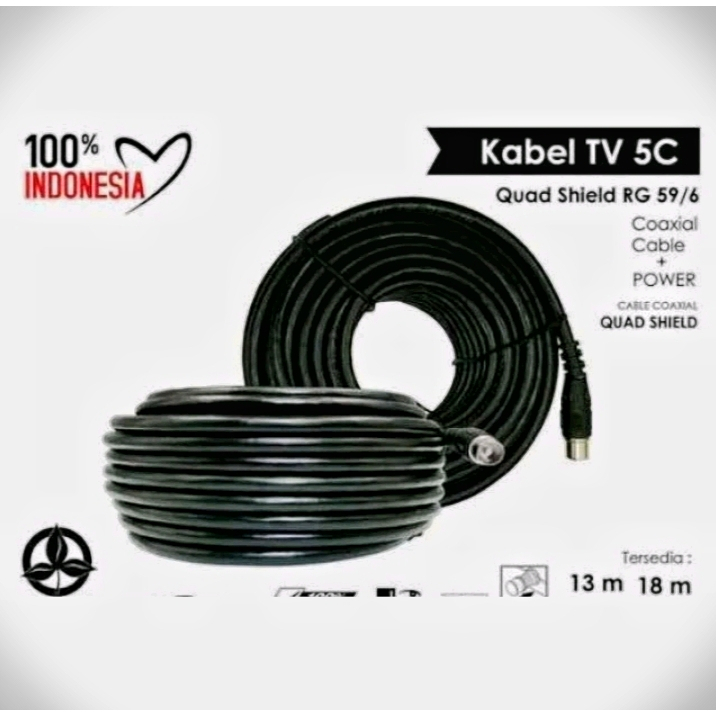 Kabel Antena Tv 15 Meter / 20 Meter
