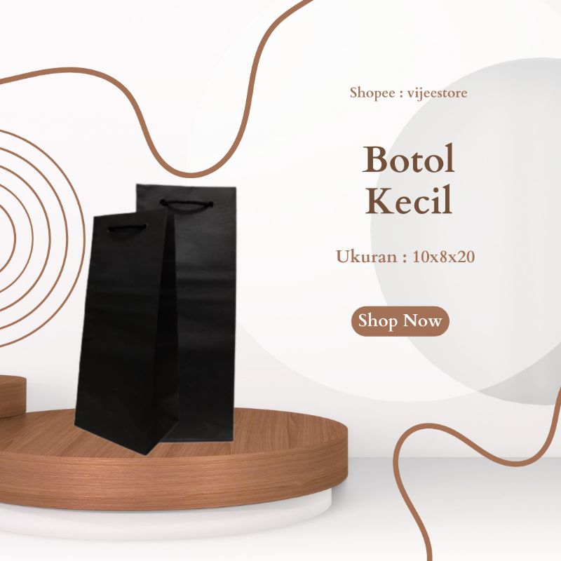 

PAPERBAG BOTOL KECIL 10X8X20