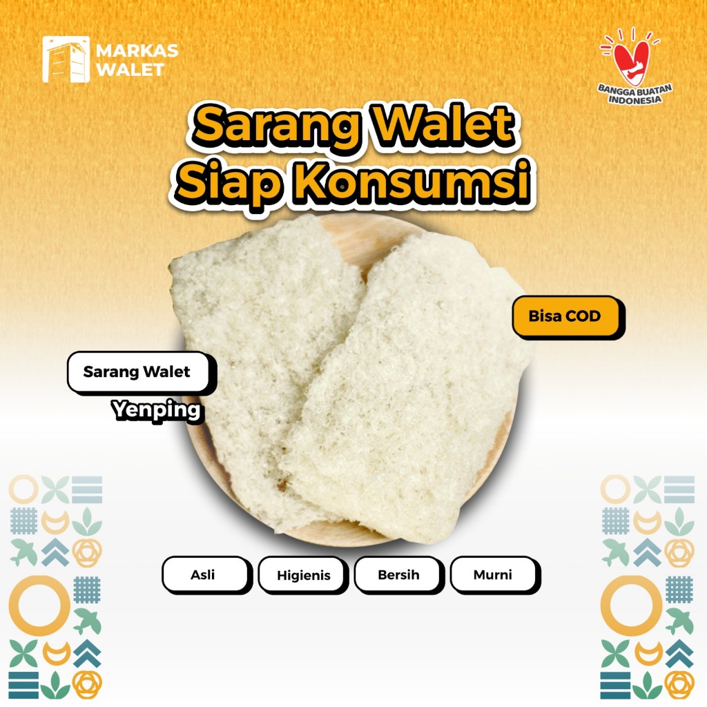 

Sarang Burung Walet Kering Asli (Birdnest/ Yanwo) NestOne Hancuran Yenping 5 Gram- Bersih Siap Masak