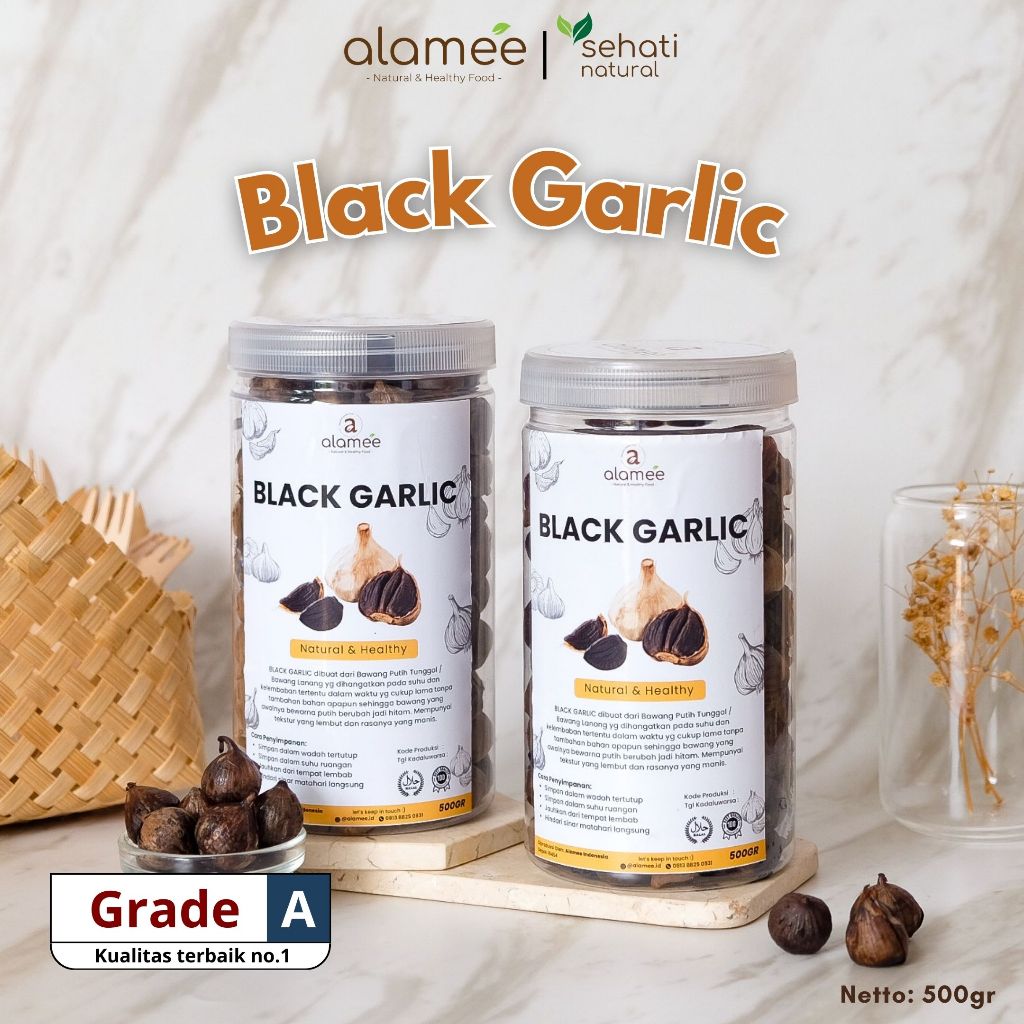 

Black Garlic Bawang Hitam Tunggal Lanang Herbal Natural Premium 500gr Menyehatkan Penuh Khasiat