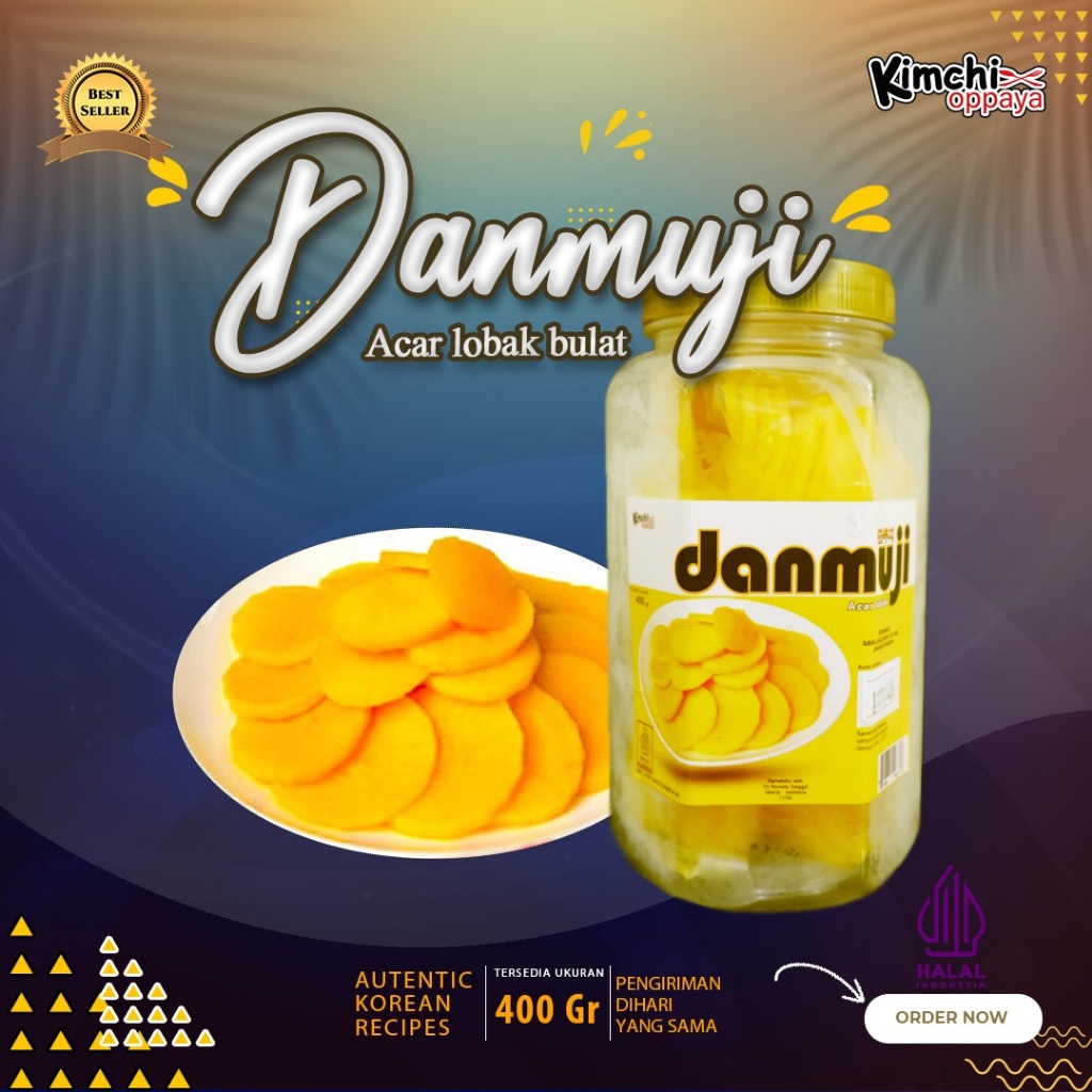 

Danmuji Acar Lobak Bulet Korea 400Gr Homemade