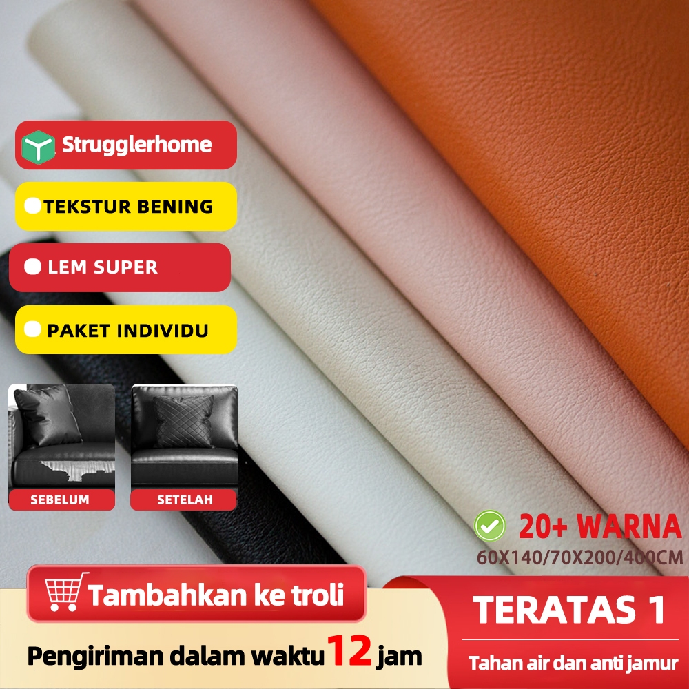 [strugglerhome] sofa kulit kulit sofa tempel stiker kulit sofa perekat meteran stiker sofa