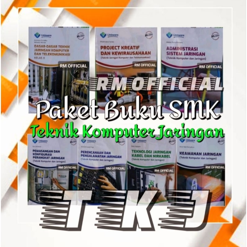 Paket Buku SMK TKJ - Teknik Jaringan Komputer dan Telekomunikasi KURMER