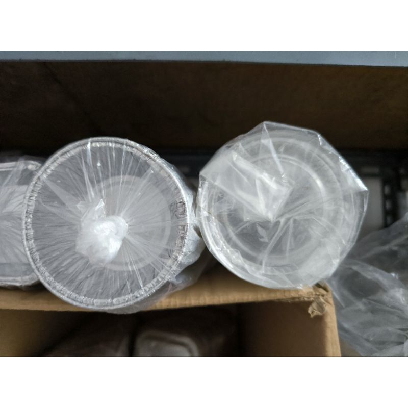 Cup alumunium foil  bulat 120ml Rx14081 +tutup 10pcs
