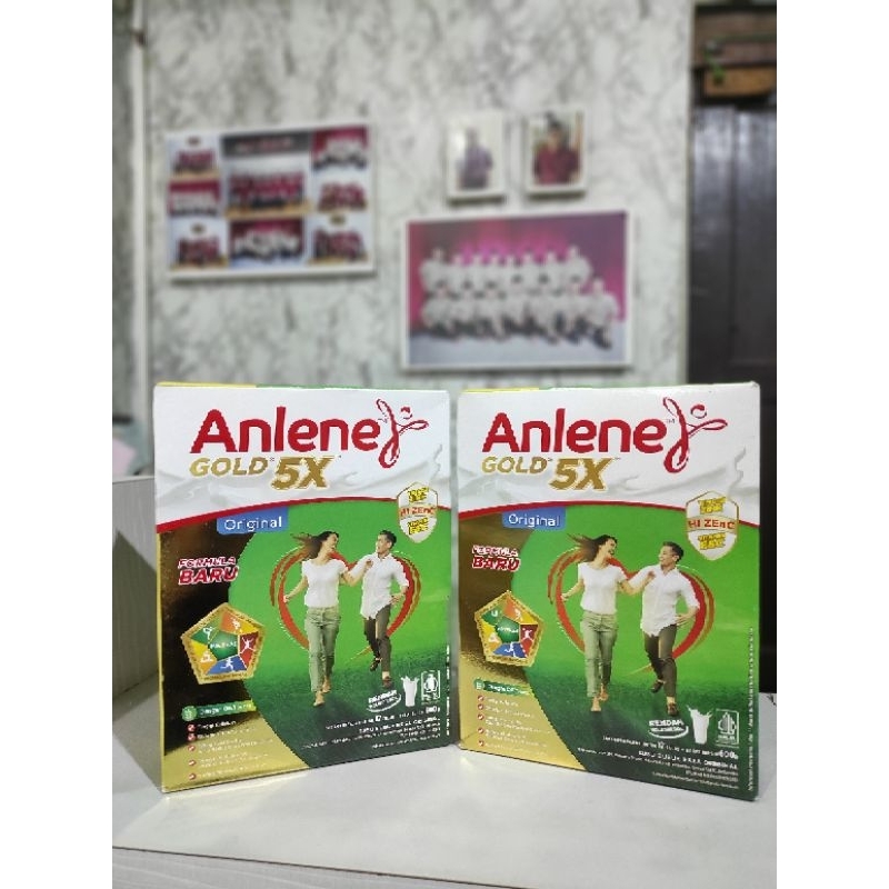 

Anlene Gold 5× Susu Bubuk Dewasa 600 g Saran penyajian 17 Gelas