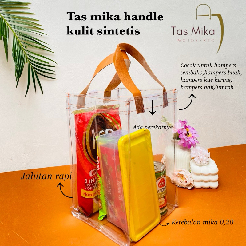

Tas Mika Transparan UK. 14X14X25 TOPLES KUE 500gr