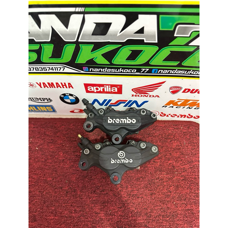 kaliper Brembo axial 4piston lepasan moge