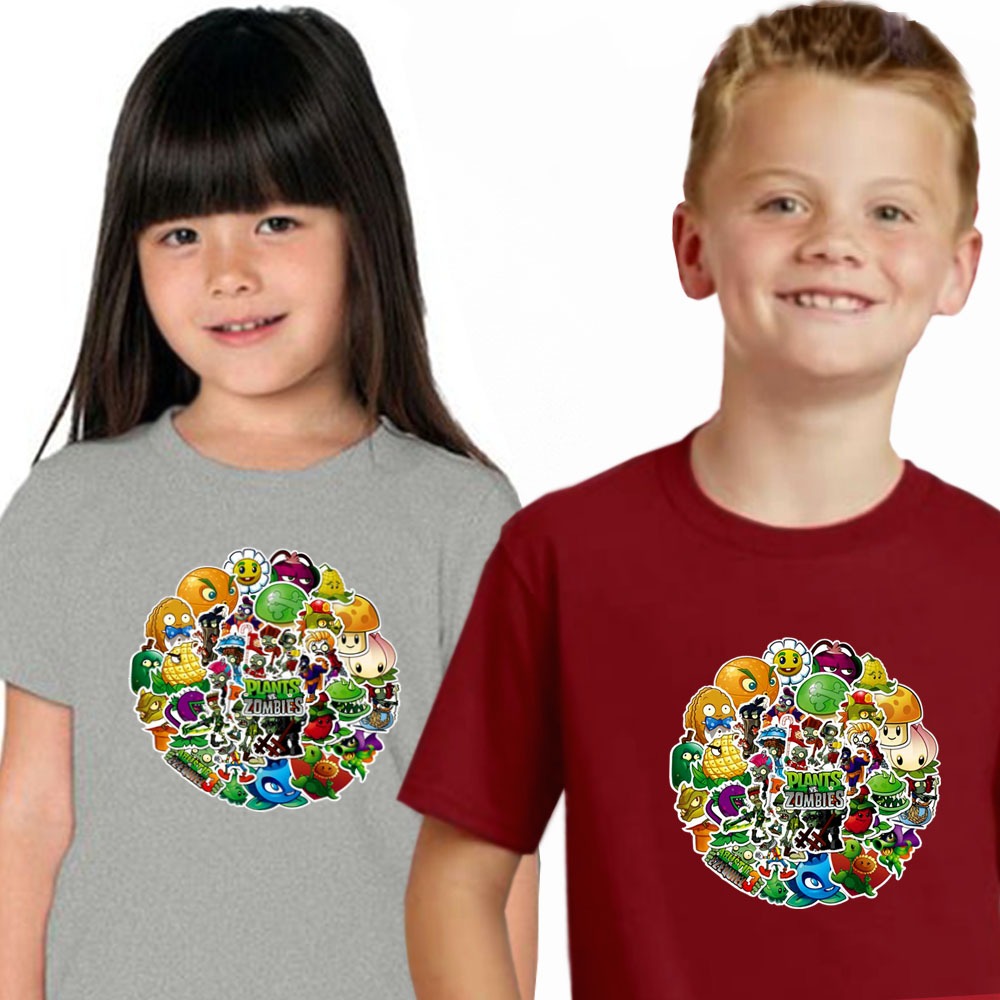 Kaos Unisex Anak Plants VS Zombies A2