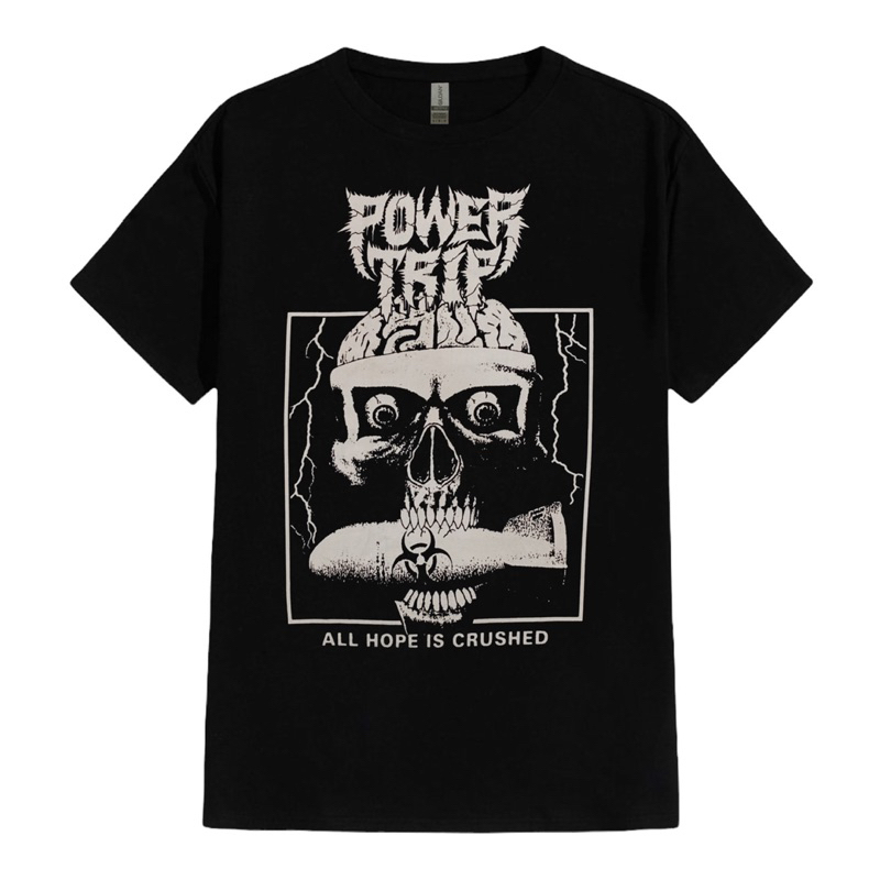 T-SHIRT / KAOS BAND OFFICIAL POWER TRIP - ALL HOPE IS CRUSHED
