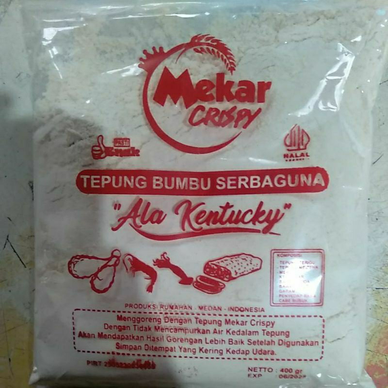 

mekar crispy tepung bumbu serbaguna spicy 400 gr