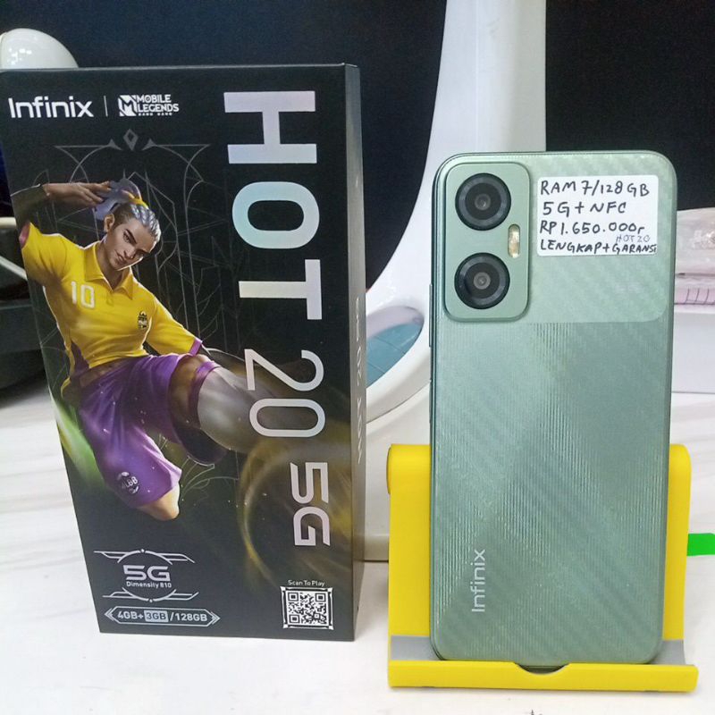 infinix hot 20 5G Ram 7/128GB.