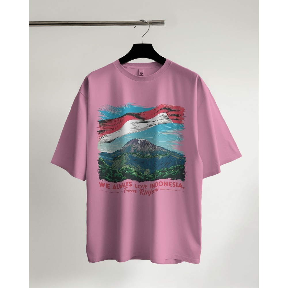 KAOS KEMERDEKAAN HUT 79Tahun /KAOS GUNUNG RINJANI/ KAOS 17 AGUSTUS / KAOS AGUSTUSAN WANITA DEWASA /K