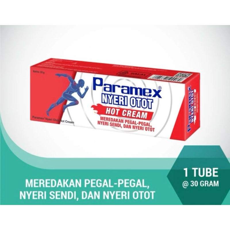 Paramex nyeri otot hot cream 30 gram ( penghilang nyeri otot dan sendi )