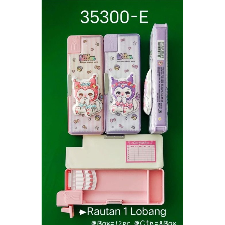 

KODE N13K Kotak pensil 3D timbul squishy kotak pencil xpm karakterkotak pencil 3D